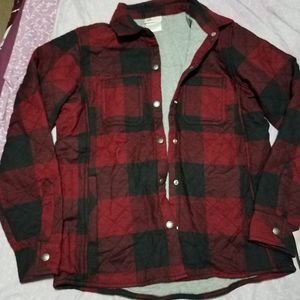 Woman's Dickie's lined buttonup